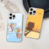 Cute Bubu Dudu Cartoon For IPhone 17 16 15 14 13 12 11 Plus Pro Max Satin Colorful Glossy Surface Phone Case