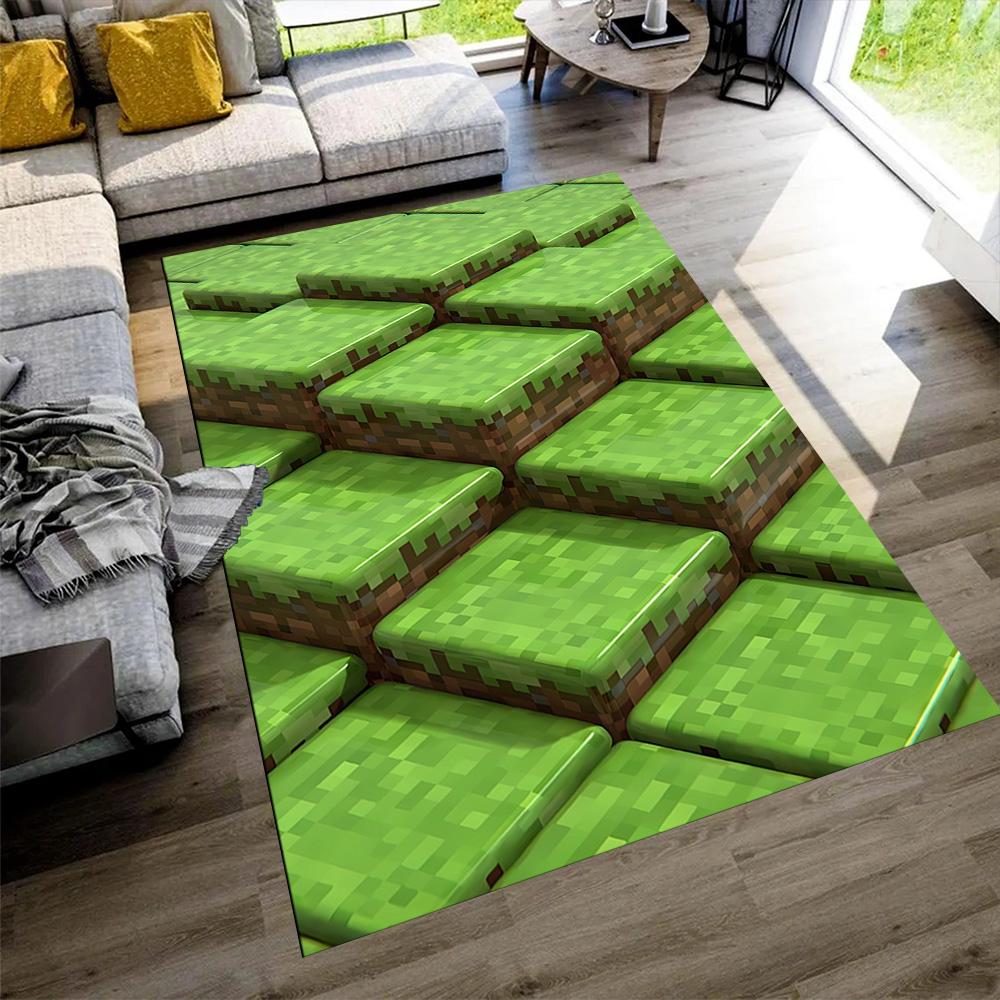 Minecraft Underground Adventure Floor Rug Office Rug Perfect for Bedrooms Hallway Living Rooms Dormitory Antislip Carpet Office home decor
