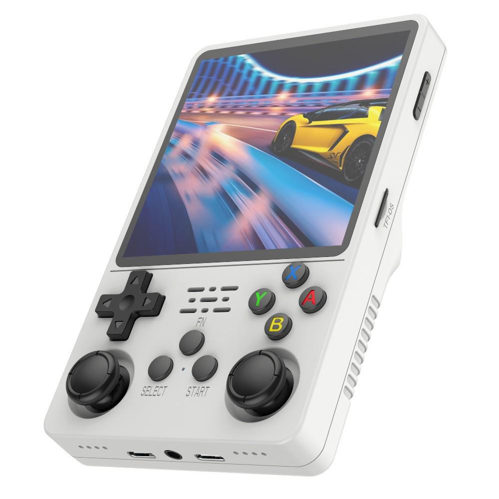 

R36+ Handheld Game Console: Linux-based, WiFi-enabled, Two-player Arcade Gaming. 64G Multilingual