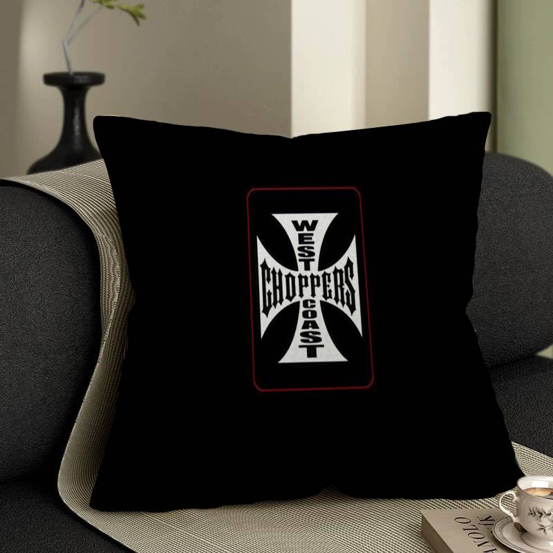 West Coast Choppers Pillowcase Toon Gift Cushion Cover Bedroom Home Sofa Chair Seat Decor Pillow Case