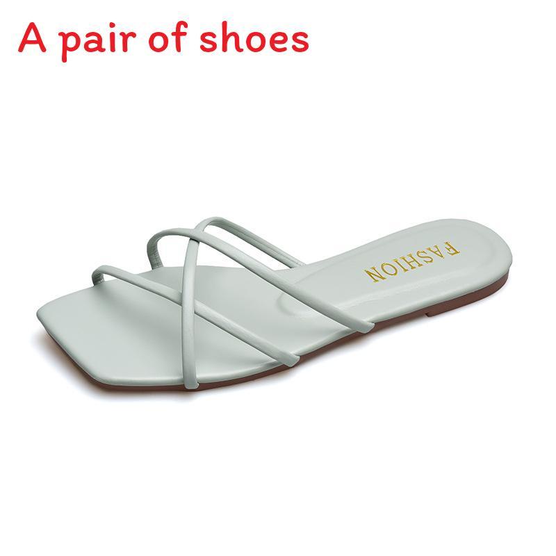 Summer Flat Sandals For Women With Breathable Pu Material For Casual Daily Wear