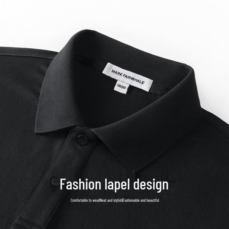 Mark Fairwhale Men's Contrast Stitching Polo Shirt