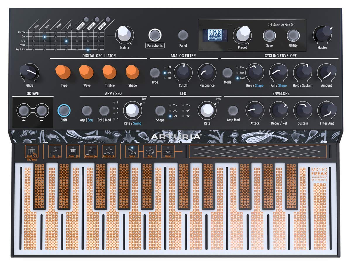 

ARTURIA Гібридний синтезатор MicroFreak чорний
