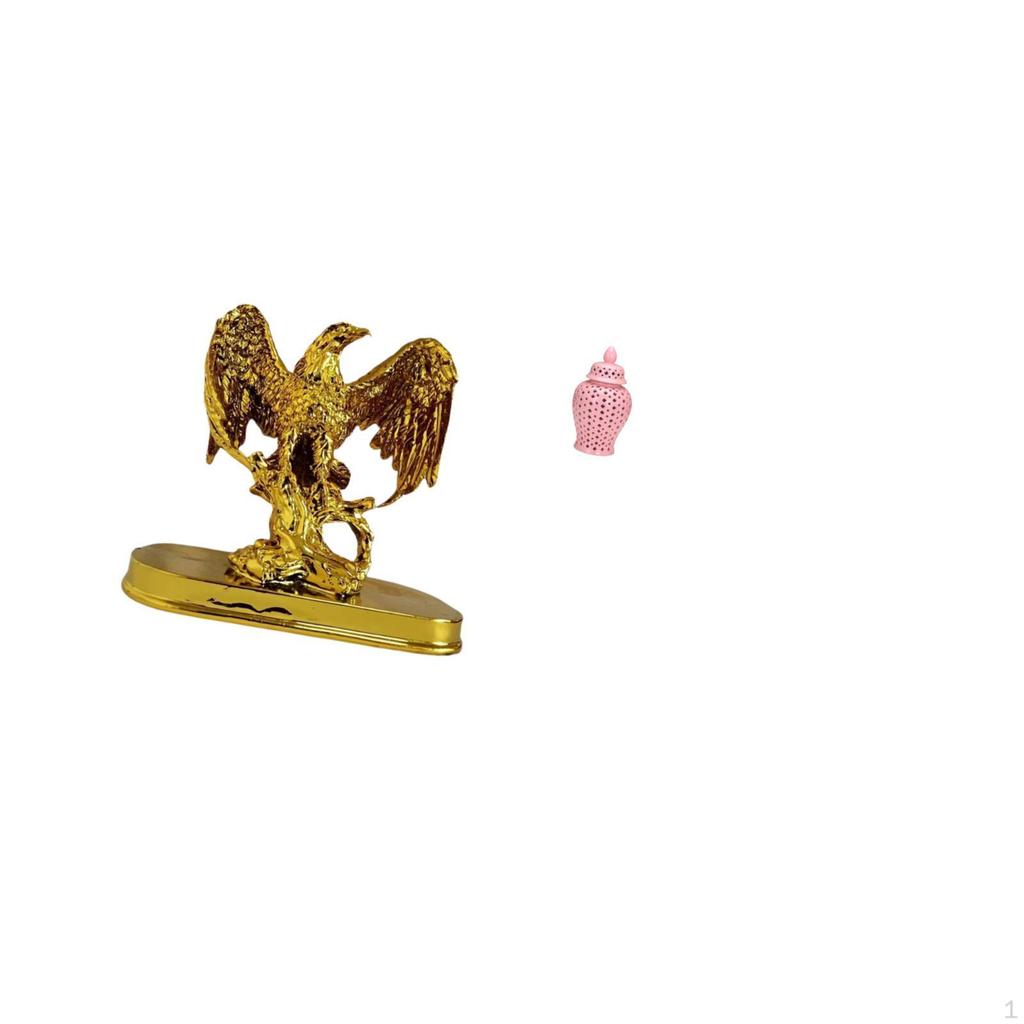 Figurine Animal Sculpture Crafts Modern Art Ornament Resin Statue Home Decor for Desk Indoor Office