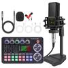 V8s English Sound Card Device: Desktop and Mobile Live Broadcast & Recording Set