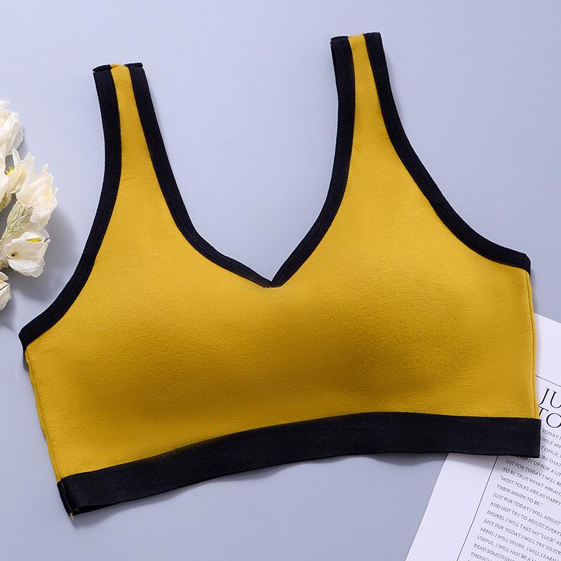 Beautiful Back Tube Top Integrated Fixed Cup Wrap Chest Breathable Comfortable Sexy Underwear Gather Sports Bra