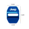 4Pcs Metallic Door Lock Buckle Protection Shell Car Interior Decoration Items for Jeep Wrangler Grand Cherokee Compass