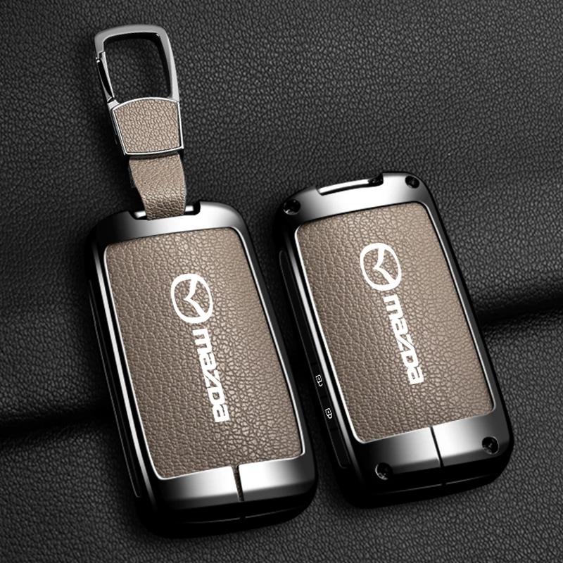 Car Key Cover Case Holder Shell Protection Fob For Mazda 3 Alexa CX30 CX-4 CX5 CX-5 CX8 CX-8 CX-30 CX9 CX-9 Keychain Accessories