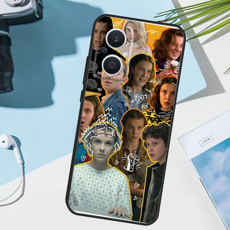 British Actor Millie Bobby Brown Cover For OPPO Reno 8 7 Lite 10 11 12 13 14 Pro 11F 12F 13F 14F OPPO Find X8 X5 X9 Pro Case