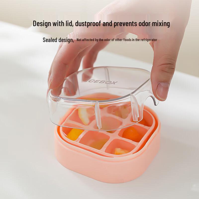 Pabei Mini Press Ice Cube Tray, 2-Pack