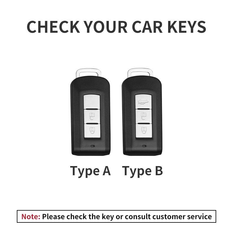 Leather Car Key Case Protector Cover For Mitsubishi Xpander Outlander L200 Asx Pajero Eclipse Cross Montero Soft Lancer Mirage