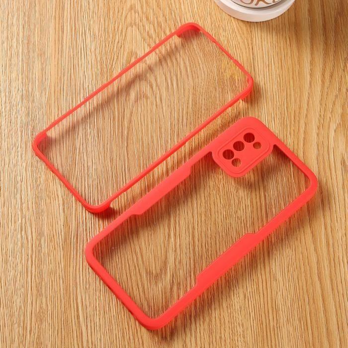 Coque - Samsung - A02S - Rouge - Protection 360° - Anti-Rayure - Antichoc