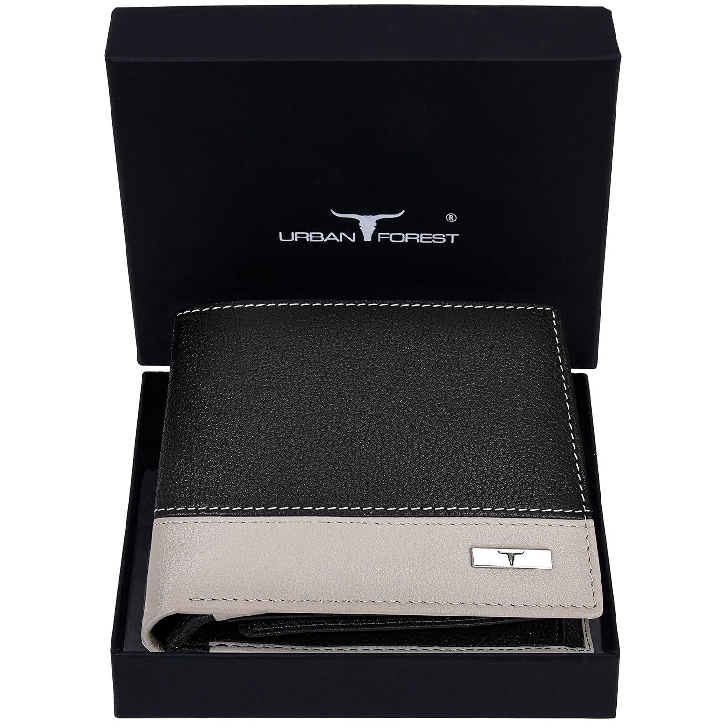 Мужской кожаный кошелек Seattle коричневого песочного цвета песочный/красный — фото 8