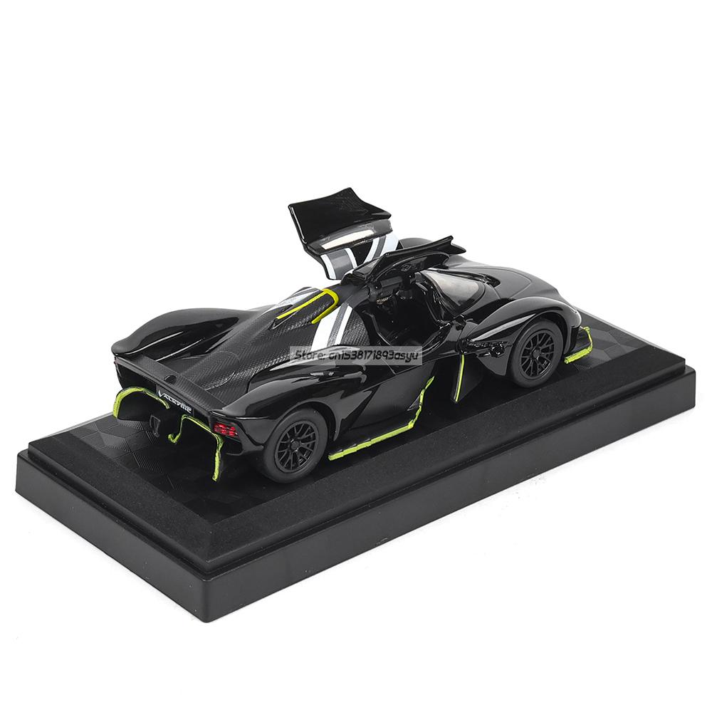 1/39 Legierungsauto-Modell Aston Martin Valkyrie 2024 Die-Cast Sammlung mit exquisitem Innenraum Spielzeug Exklusive Farbbox