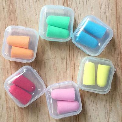 20Pcs New Portable Clear Plastic Casket Earplugs Container Mini Storage Box