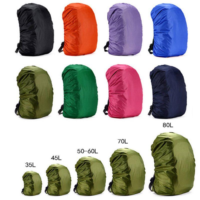 35l-80l Wasserdichter Staubdichter Tragbarer Camping Rucksack Reisetasche Mit Regenhülle Für Outdoor-Abenteuer