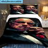 Godfather's Legacy 3PCS Bedding set,Ideal for 1pc Duvet Cover And 2pcs Pillowcases Perfect for Fan gift,Ideal for Bedroom, Dormitory