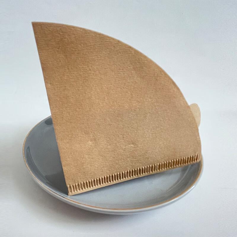 Lilang V01 Conical Natural Coffee Filter Paper with Tabs
