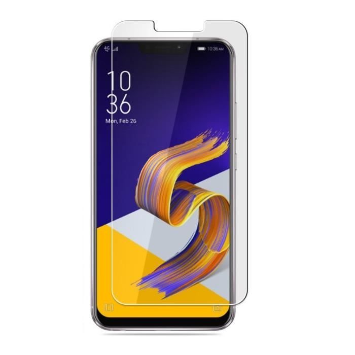 Film de protection d'écran - Phonillico® - ASUS ZENFONE 5 ZE620KL - Verre trempé - Résistant aux rayures - 6,2"