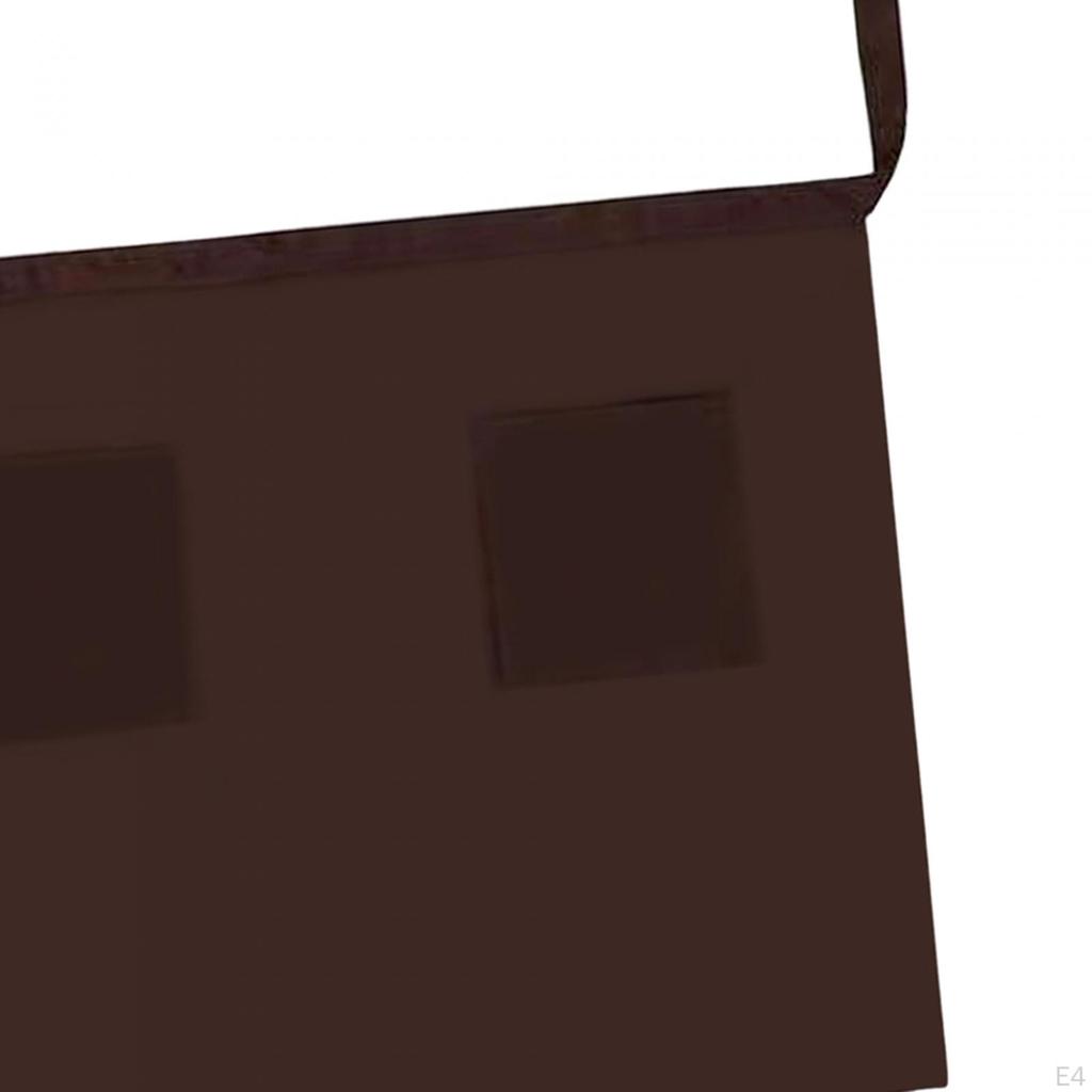 Stylish Waist Apron with Multiple Pockets for Kitchen and Garden Use