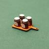 5Pcs/Lot Dollhouse Diy Accessories Miniature Coffee Can Bread Spread Fruit Sauce Jam Food Model Kitchen Decor Toy
