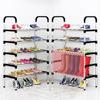 3-8Floor Simple Shoe Rack Multi Layer Dustproof Household Doorstep Shoe Cabinet Storage Space Saving Assembly Of Small Shoe Rack