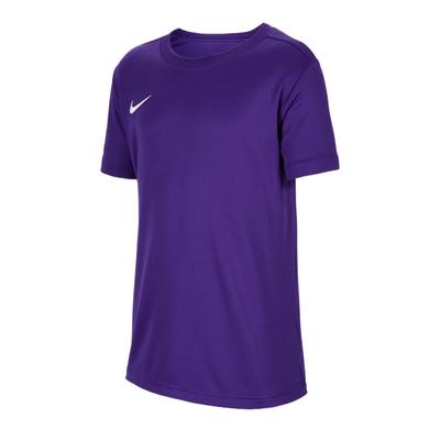 Dri-Fit Park VII Comfortable Fashionable Simple Versatile Short Sleeve T-Shirt Kids Tops Purple IB8677-547