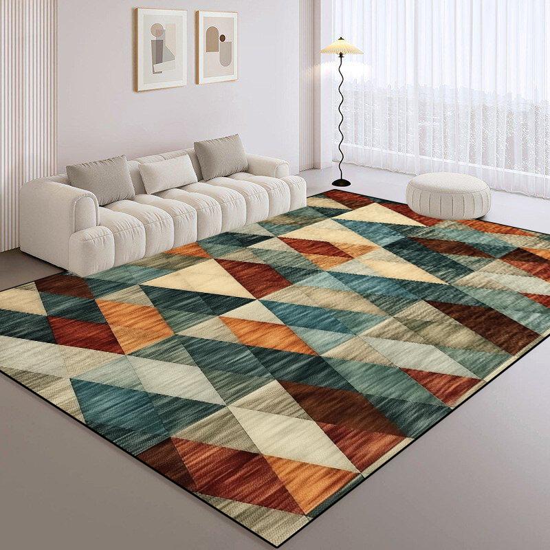 Classic Light Luxury Carpets Large Living Room Sofa Area Rugs Non-slip Washable Bedroom Rug Coffee Table Mat