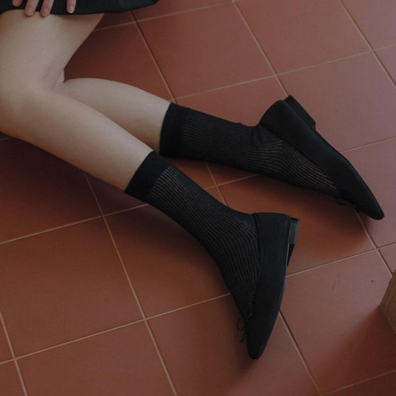 HYBERNAT [2SET] Mono See-through Socks 3 Colors