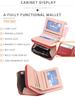 Baellerry Women's Short Wallet Fashion Zipper Coin Purse Multifunctional Billfold Korean Style Notecase Tassel Card Holder Multiple Card Slots Purse