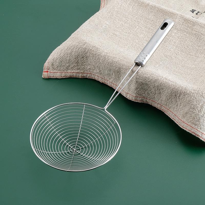 Nine Bead Stainless Steel Wire Skimmer Colander for Hot Pot and Noodles