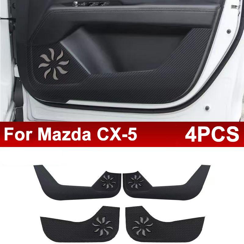 For Mazda CX-5 CX5 KF 2nd Gen 2017-2024 Car Door Anti-Kick Pad Anti-Scratch Mat Protection Sticker Auto Accessories