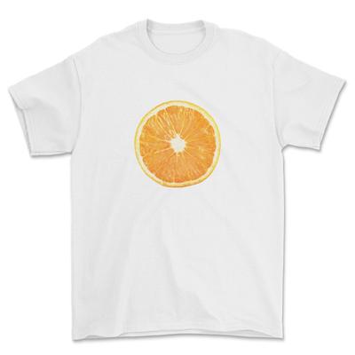 Orange Slice T-shirt Minimalist Clothing, Aesthetic, Summer