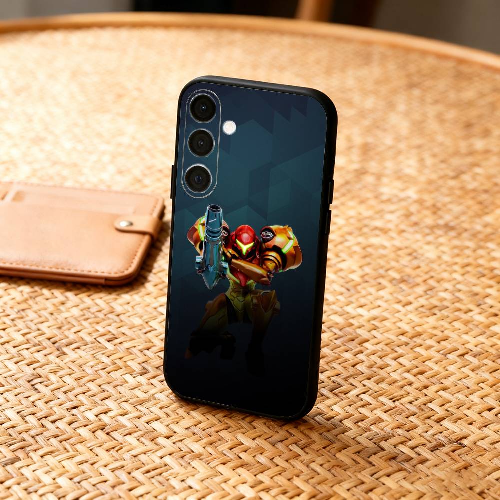 Game M-Metroid D-Dread Phone Case For Samsung  A73,72,71,A52,51,40,41,A22,A32,31,A13, Soft Black Shell