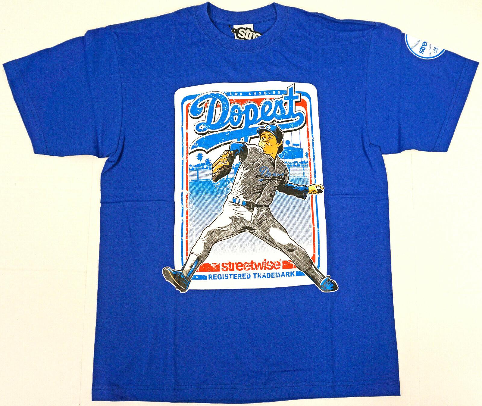 STREETWISE FERNANDOMANIA T-shirt Urban Streetwear Tee Men s Blue NWT XL