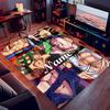 Custom Personalization JoJo's Bizarre Adventure Print Area Rug - Soft, Washable Non-Slip Indoor Mat,Living Room,Home&Office Decorative Rug