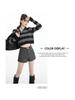 Women's High-End Wool Blend Bootcut Shorts - Slim-Fit A-Line, Petite, Hip-Enhancing, Autumn/Winter Wide-Leg Pants