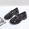Loafers women's autumn 2025 new soft leather soft-soled British leather shoes single shoes versatile one pedal popular women's shoes