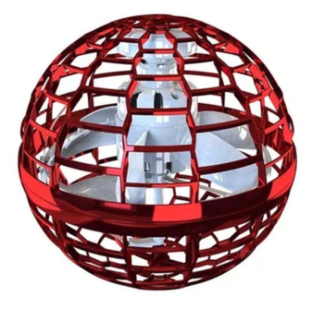 Flying Ball Toy Colorful Light USB Charging Intelligent Sensor Plastic Rotating Flying Ball Globe