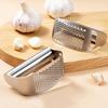 Stainless Steel Garlic Press Squeezer Manual Garlic Ginger Rocker Crusher Garlic Cutting Mince Tools Kitchen Gadgets