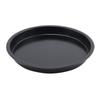 10-Inch Round Non-Stick Carbon Steel Pizza Pan Set (Black)