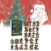 Kerst Adventskalender Met Bigfoot Monster Acryl Feestdecoratie Voor Party Cadeaus