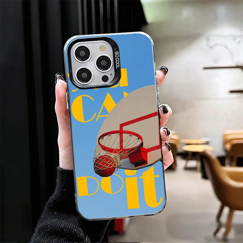 Basketball Sports Aesthetics Soft Phone Case for iPhone 15 16 17 Pro Max 17Air 16E 14 Plus 13 12 Mini Shockproof Cover Back Shel