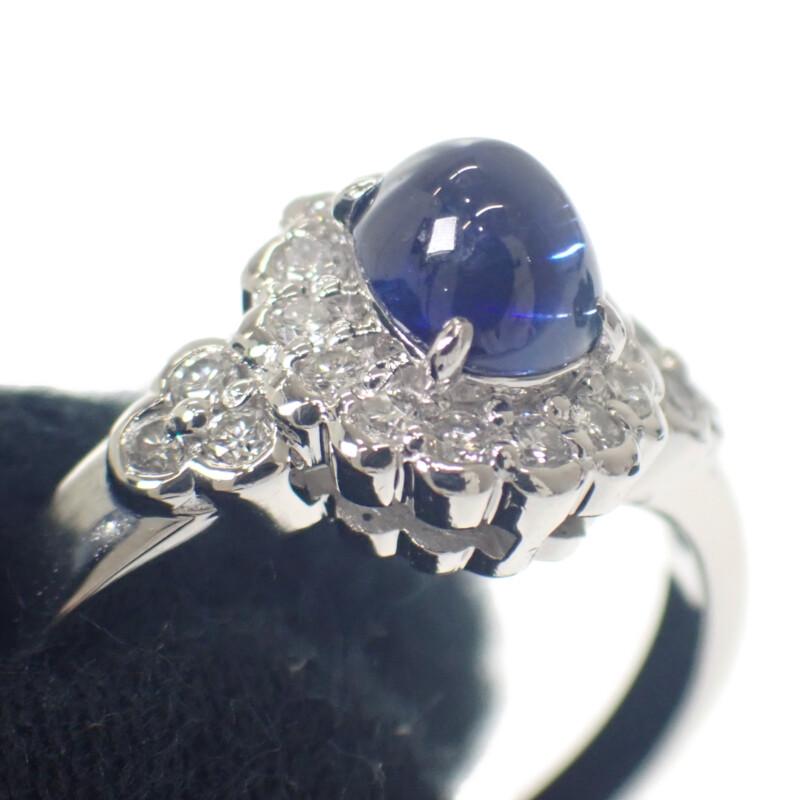 No Brand  #13(JP Size) Ring Blue Pt900Platinum Women