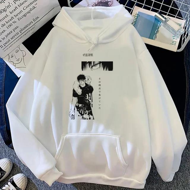 Jujutsu Kaisen Hoodies Women Japanese Funny Sweat Y2K