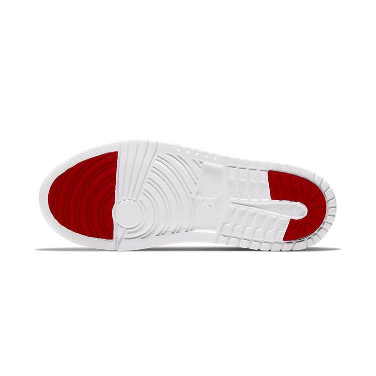Jordan 1 Mid Alt Comfortable Versatile Non-Slip Shock Absorbing Wear-Resistant Mid-Top Kids Basketball Shoes Kids Basketball Shoes AR6351-122