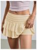 Korean Pleated A-line Skirt with Safety Pants - Summer Fashion for Women