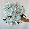 Rose Wedding Decor Artificial Silk Flowers With 7head Design For Bridal Ceremony And Photography