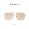 2021 Trendy Retro Double Bridge Sunglasses with Ocean Lens, Big Frame for Men & Women.