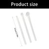 3PCS White Feeding Spoons Dosing Spoon For Fish Tanks With Accurate Measurement Marks And Versatile Usage Easy Use
